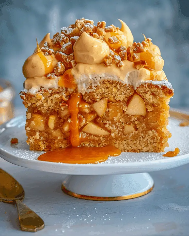 Apple Cake With Salted Caramel