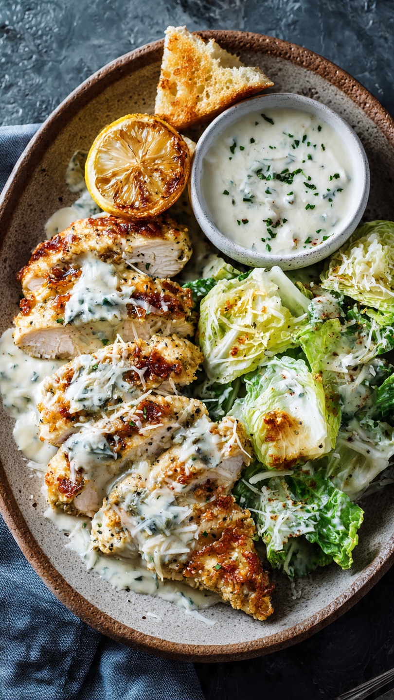 Baked Caesar Chicken