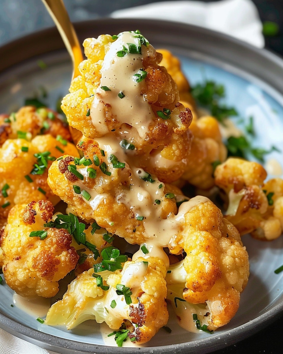 Crispy Battered Cauliflower