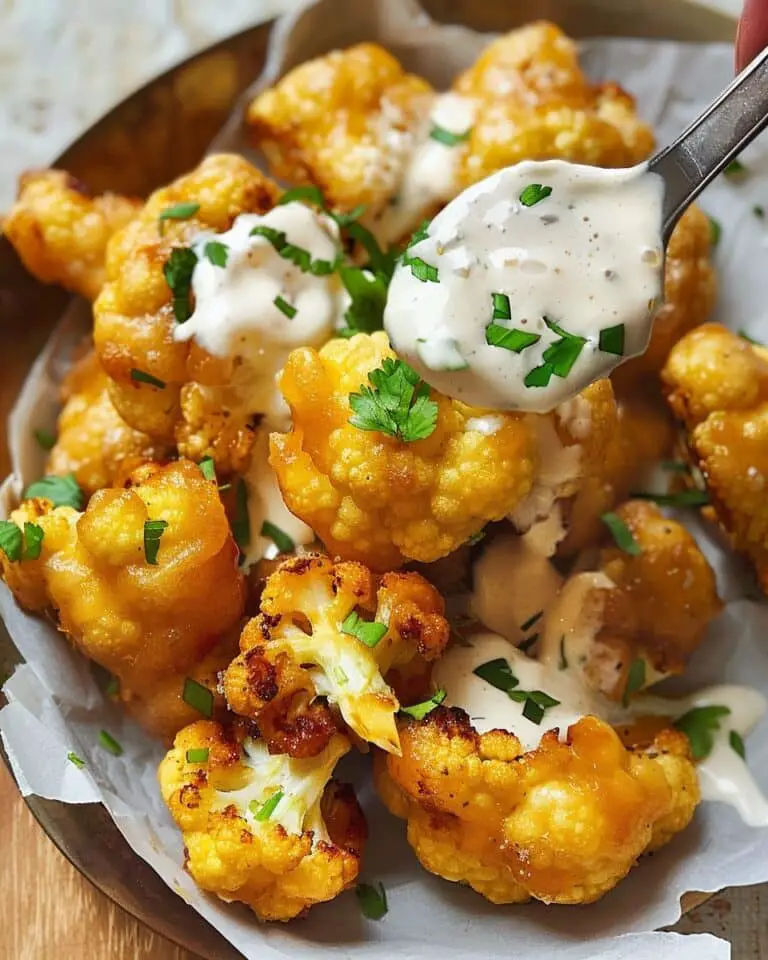 Crispy Battered Cauliflower