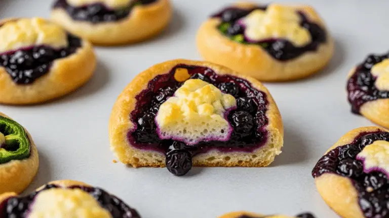 Blueberry Brie Jalapeño Poppers