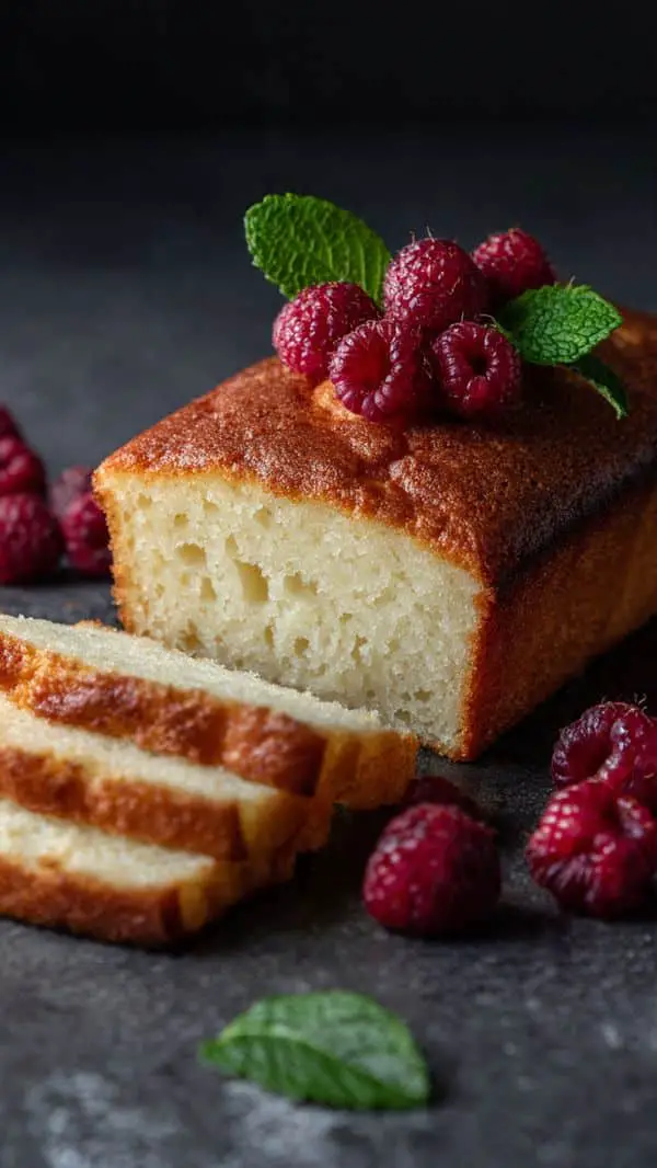 Butter Cakes With Raspberry Sauce