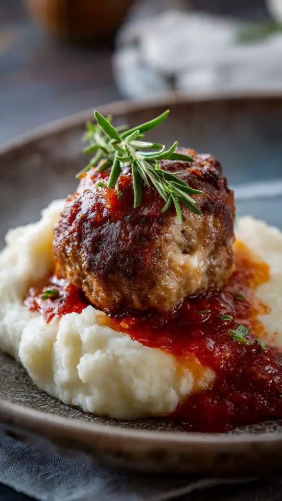 Cheese Stuffed Meatballs