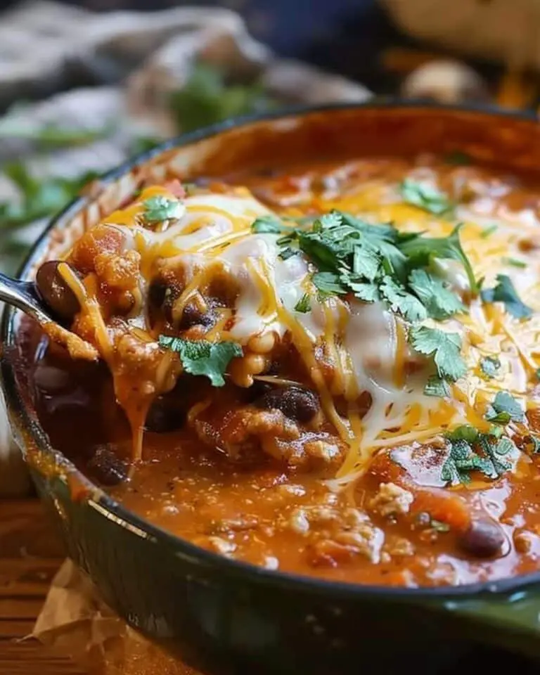 Cheesy Enchilada Chili