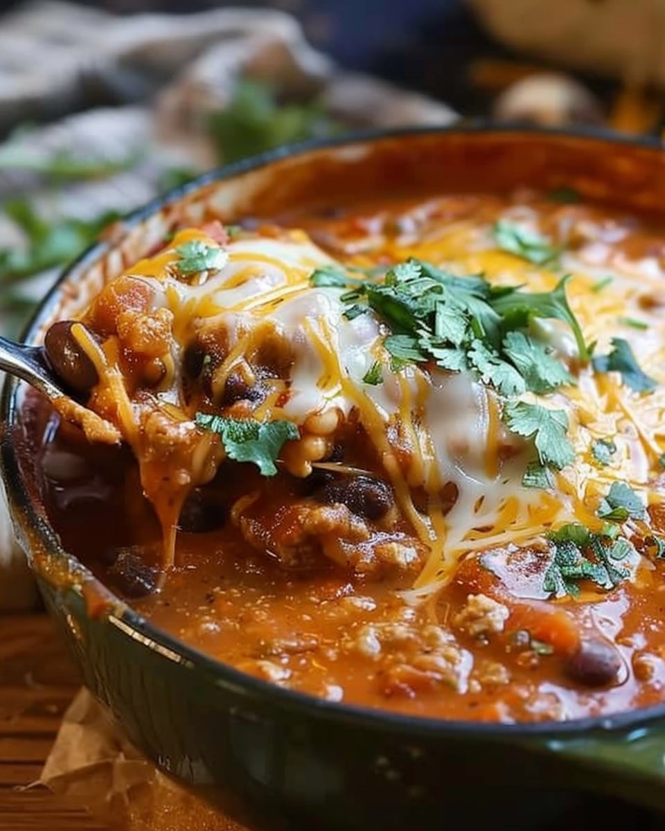 Cheesy Enchilada Chili