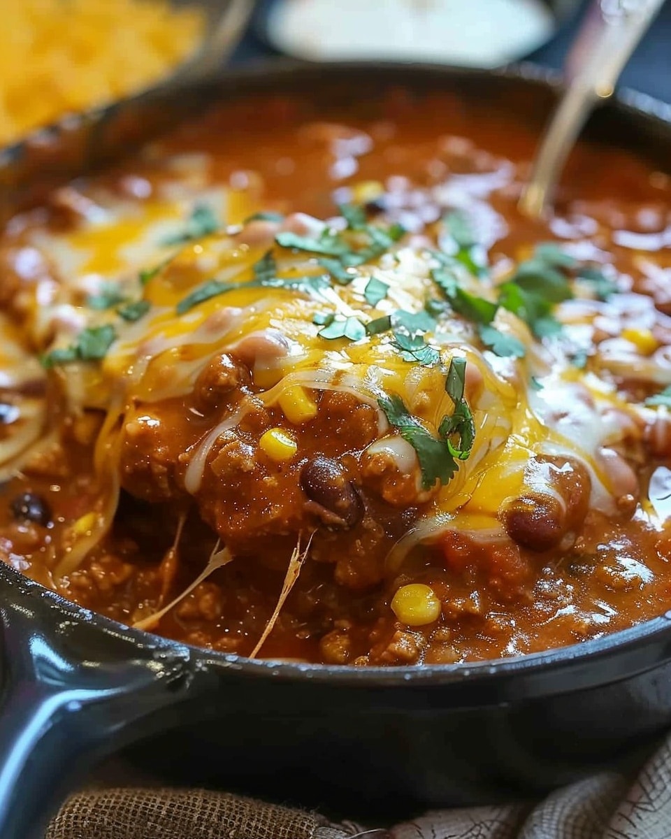 Cheesy Enchilada Chili