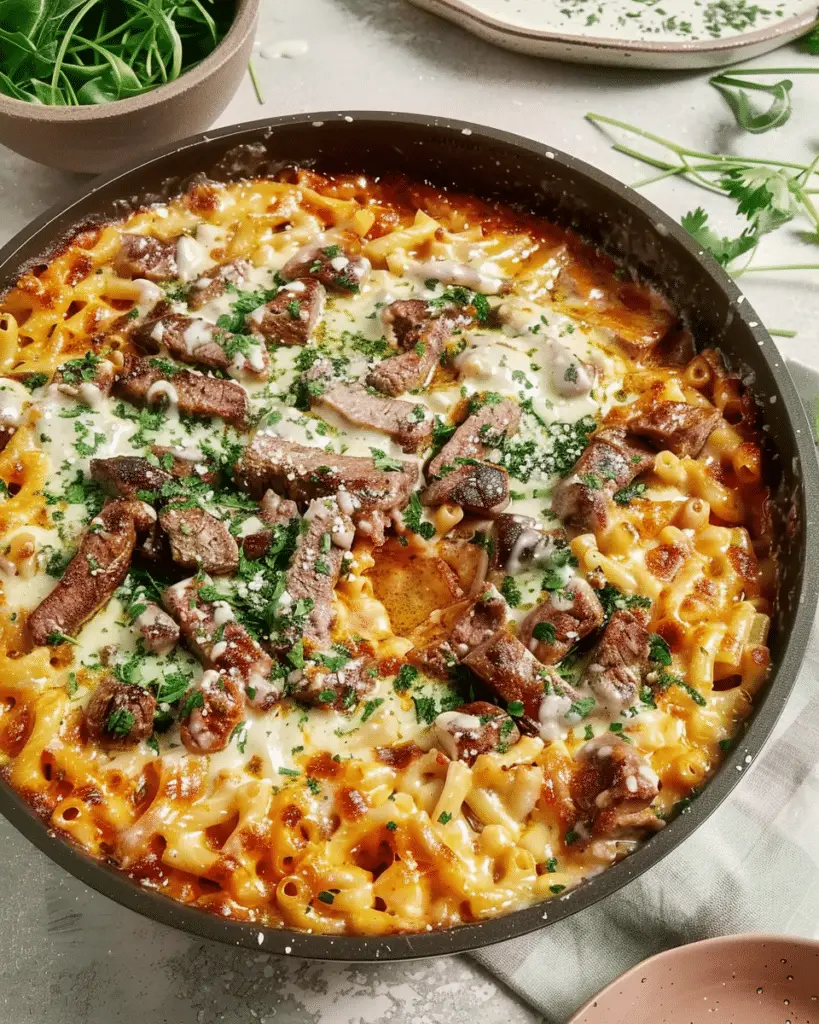 Cheesy Steak Hamburger Helper
