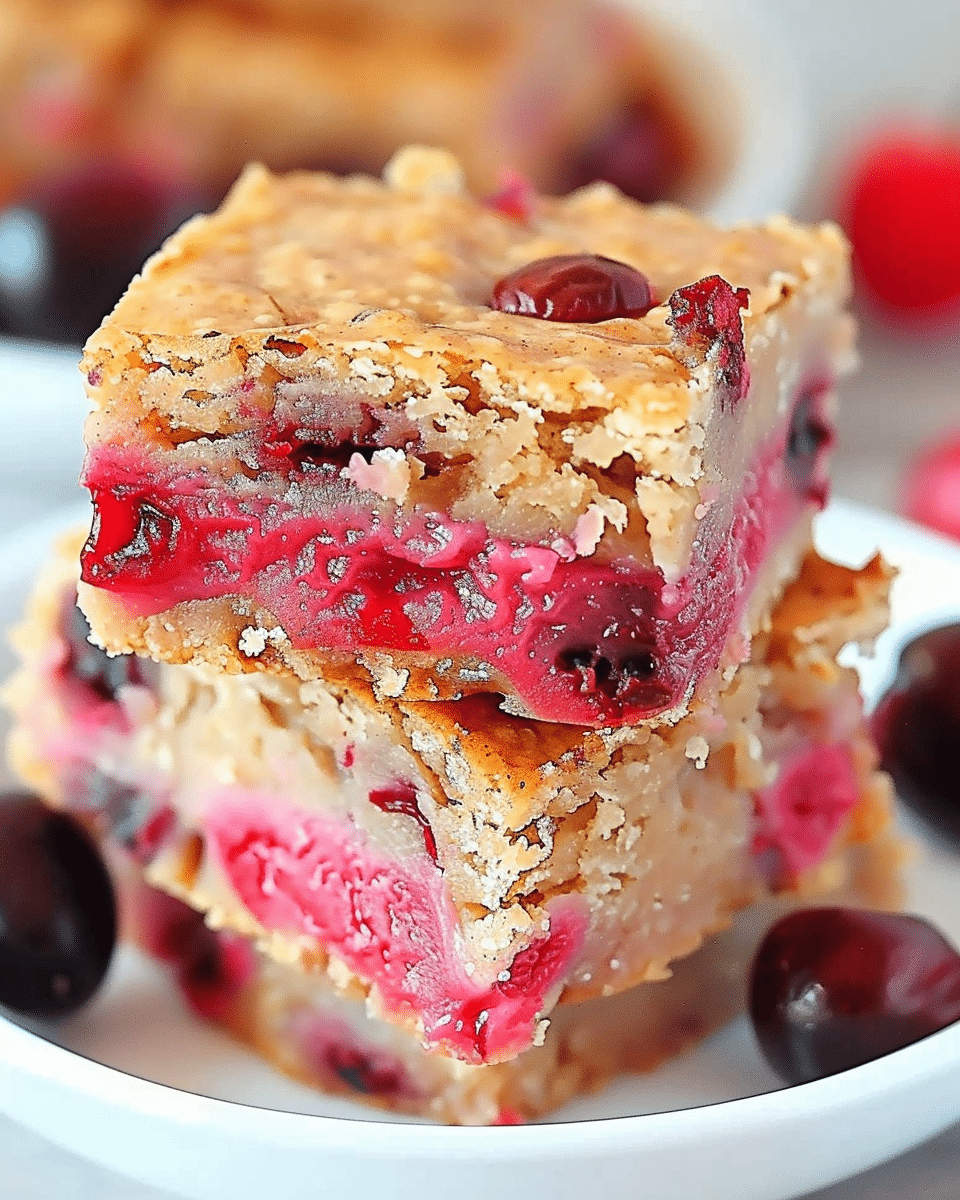 Cherry Mash Bars