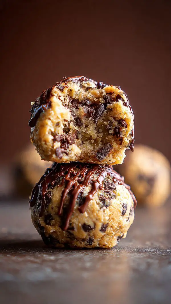 Chocolate Chip Cookie Dough Brownie Bombs
