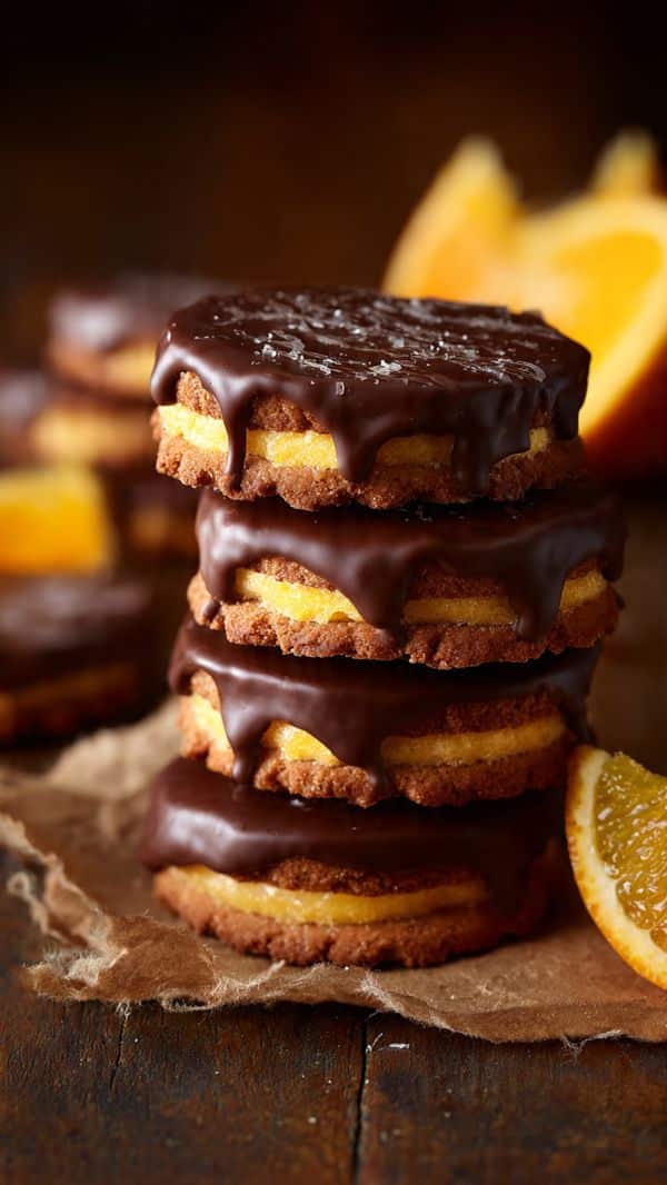 Chocolate Dipped Orange Creams