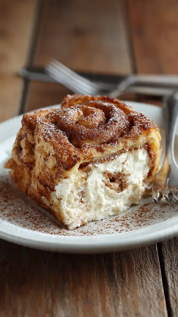 Cinnamon Roll Cheesecake Chimichanga Recipe