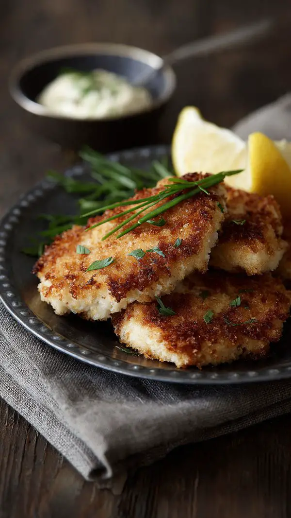 Cottage Cheese Crusted Chicken Cutlets