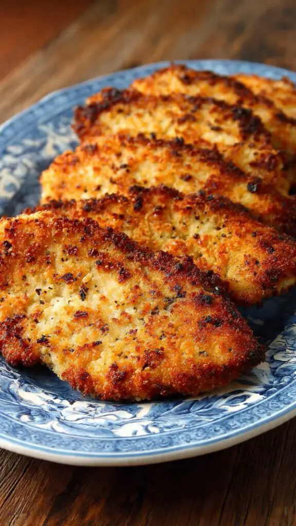 Cottage Cheese Crusted Chicken Cutlets