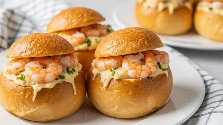 Crabby Shrimp-Stuffed Garlic Bread Bombs