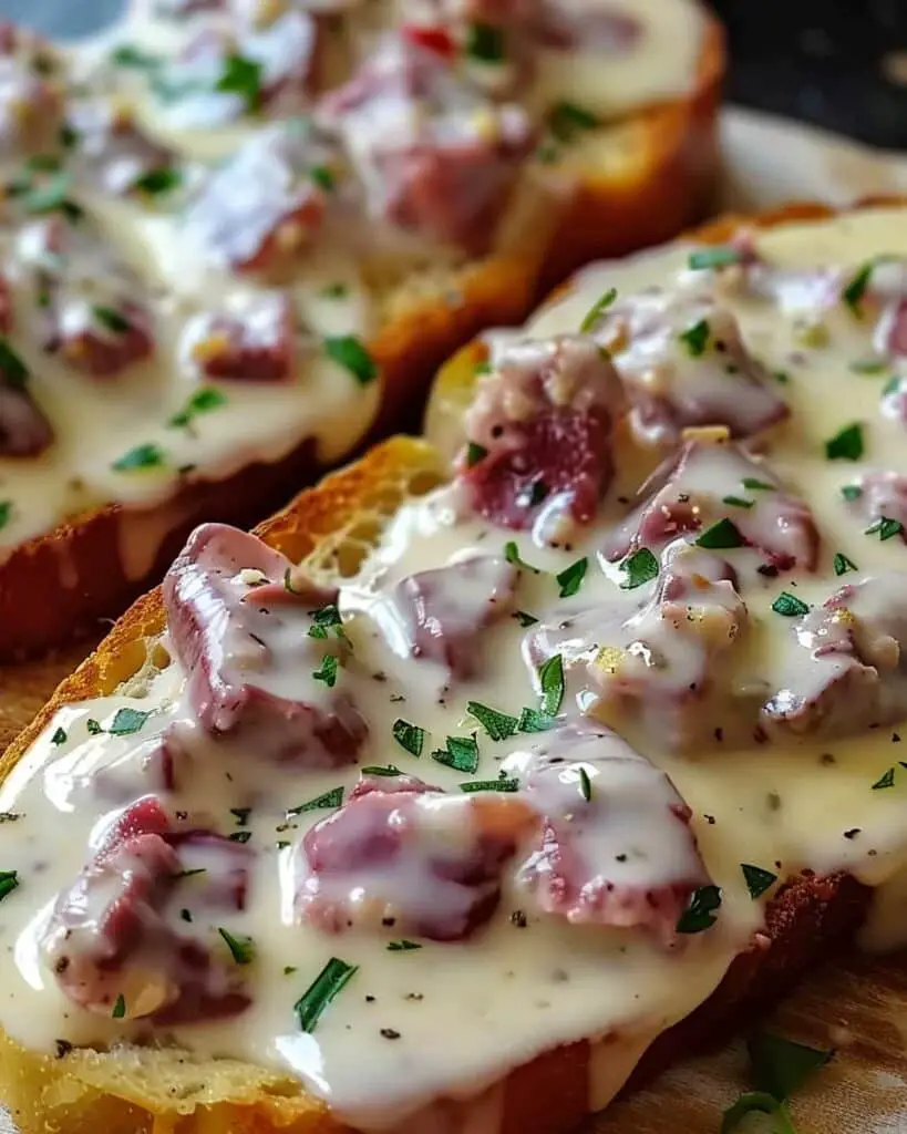 Creamed Chipped Beef On Toast