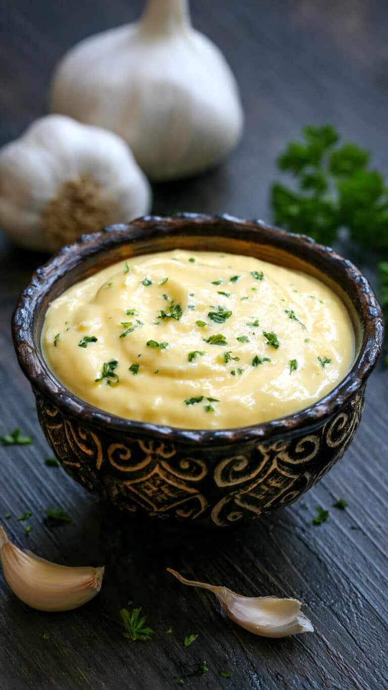 Creamy Cheesy Garlic Sauce