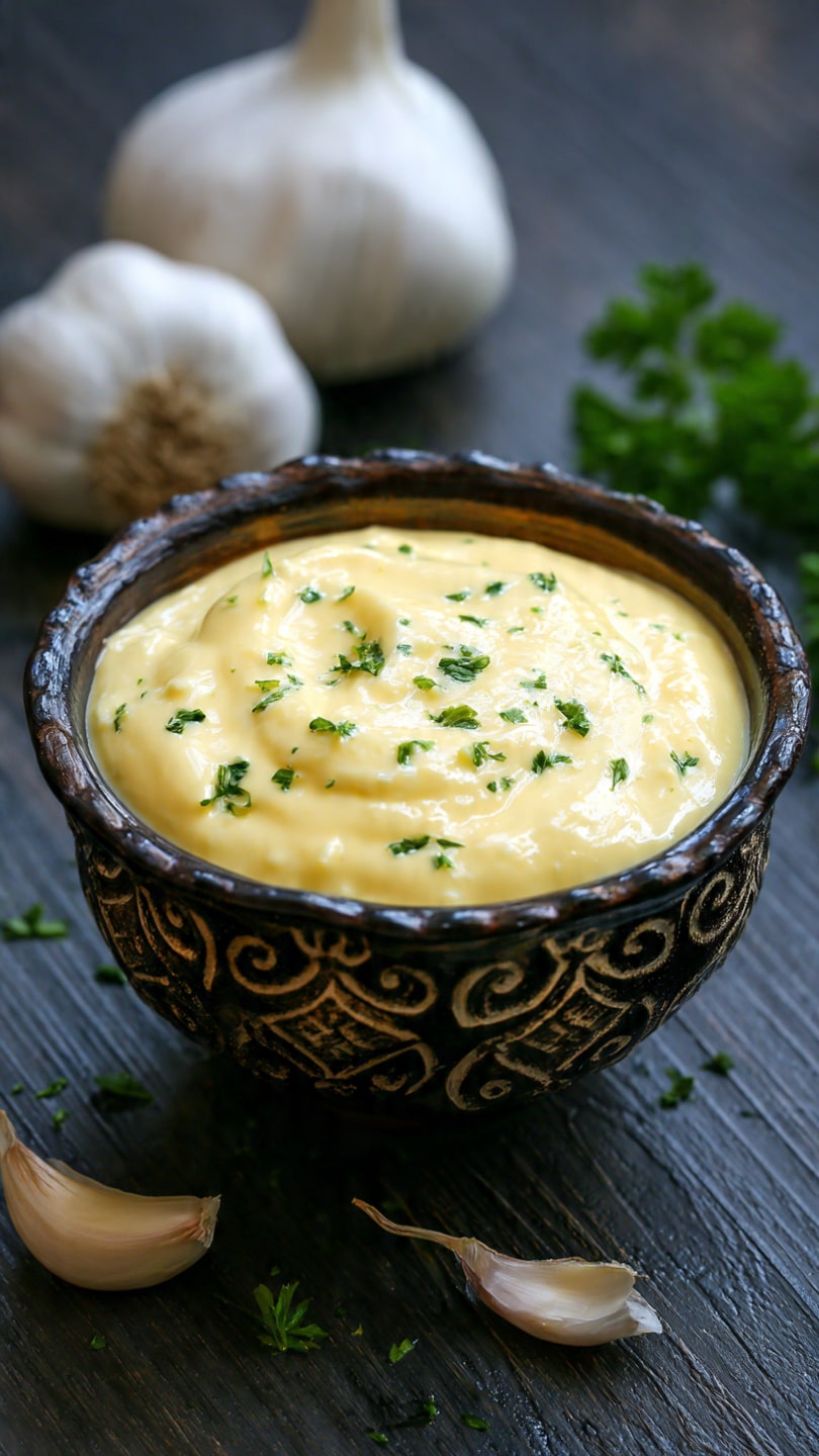 Creamy Cheesy Garlic Sauce
