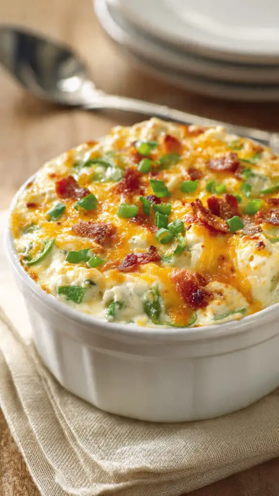 Creamy Jalapeño Popper Casserole