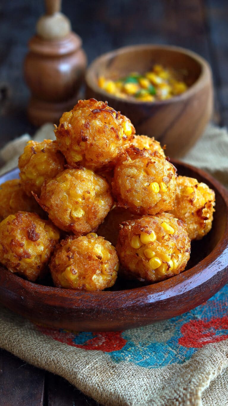 Crispy Corn Cheese Bites
