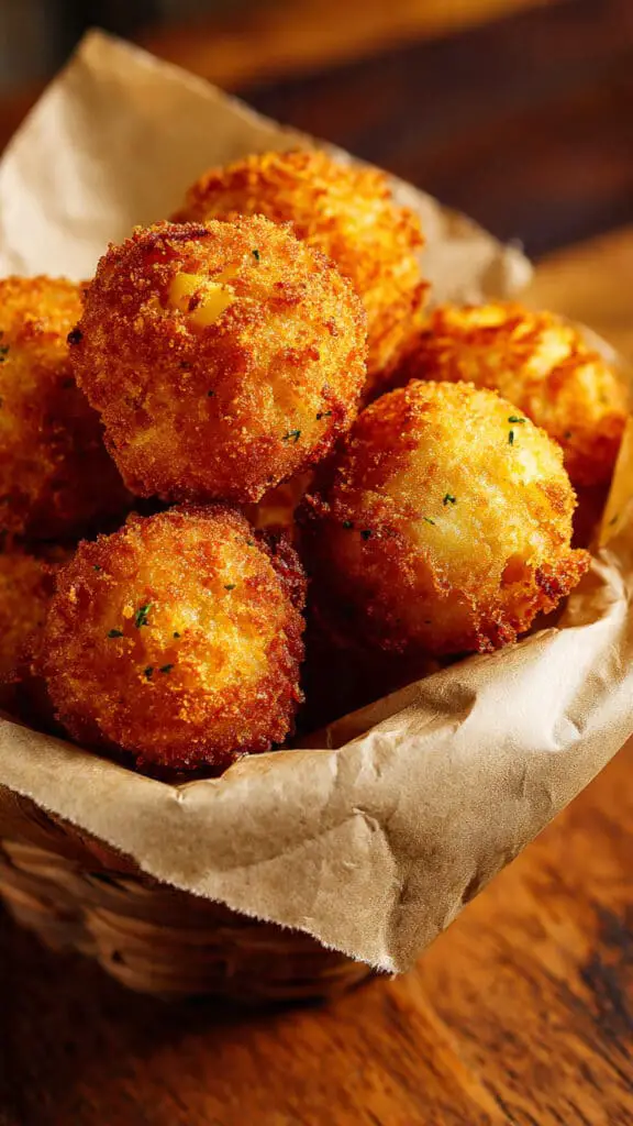 Crispy Corn Cheese Bites