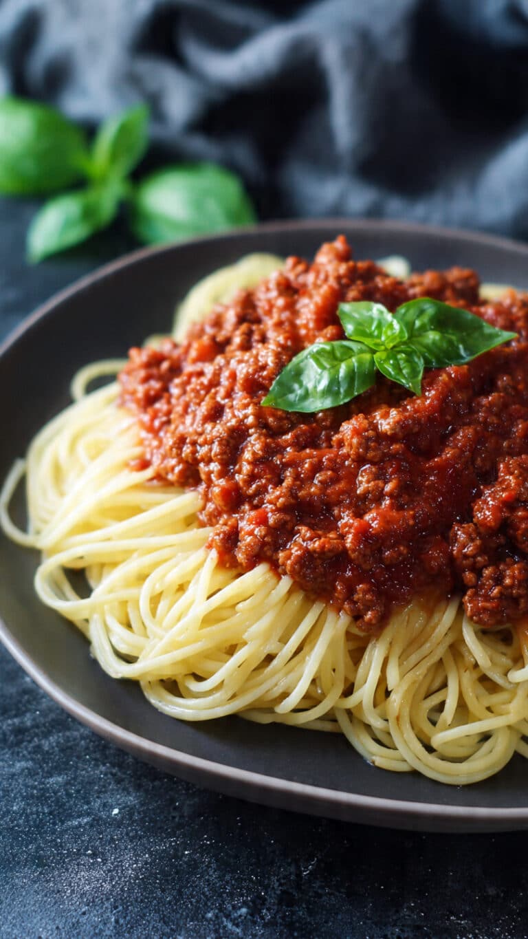 Crockpot Spaghetti Meat Sauce