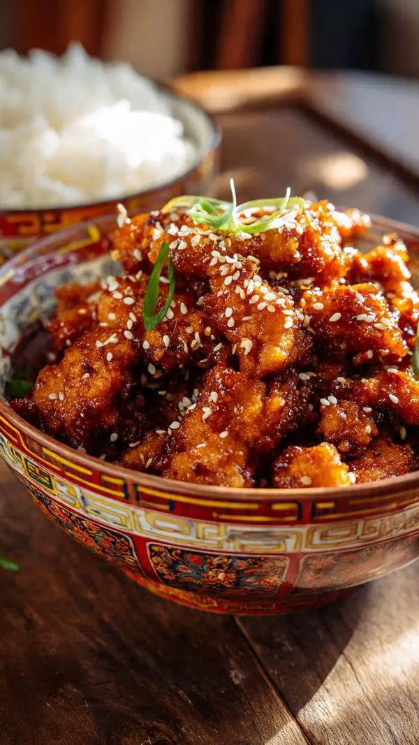 Double Crunch Honey Garlic Chicken