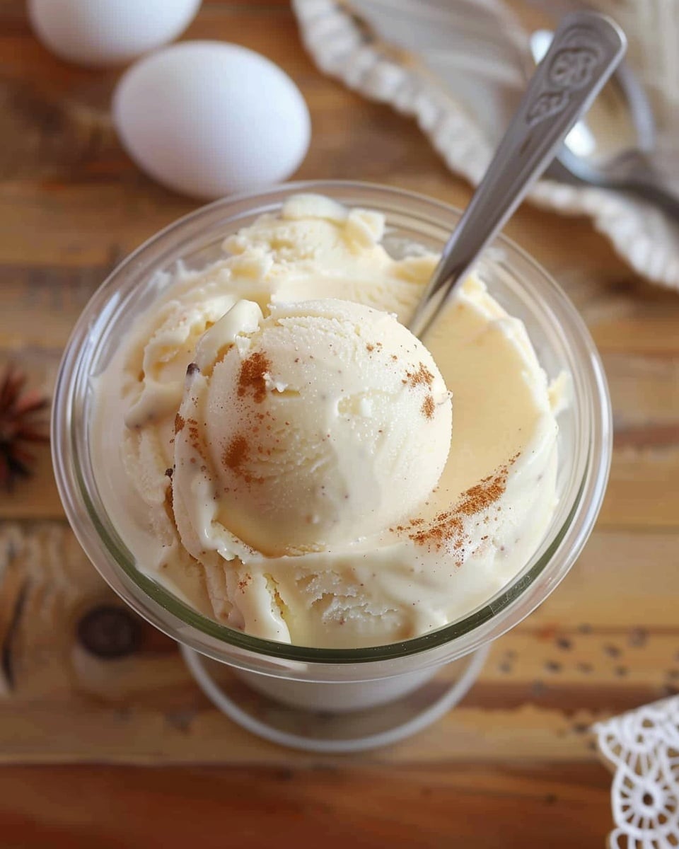 Eggnog Ice Cream (Ninja Creami Recipe)