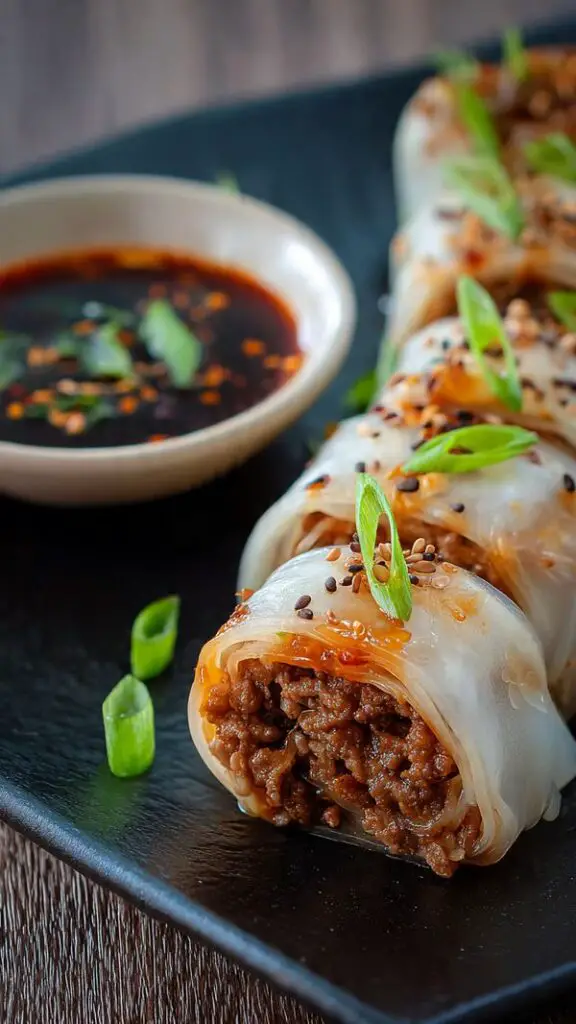 Enoki Beef Rolls