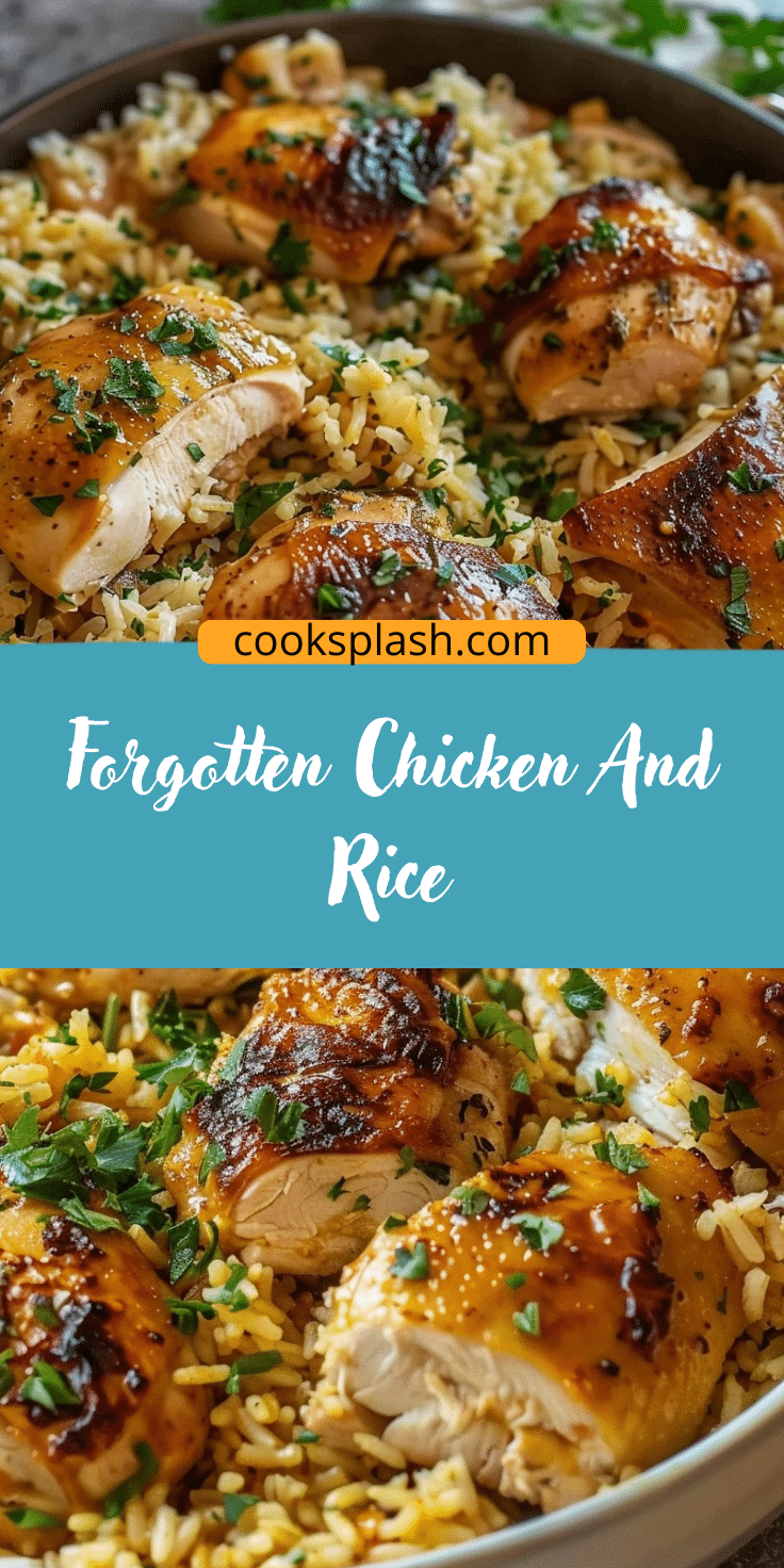 Chicken Rice Cooking Forgotten Chicken And Rice | Cook Splash