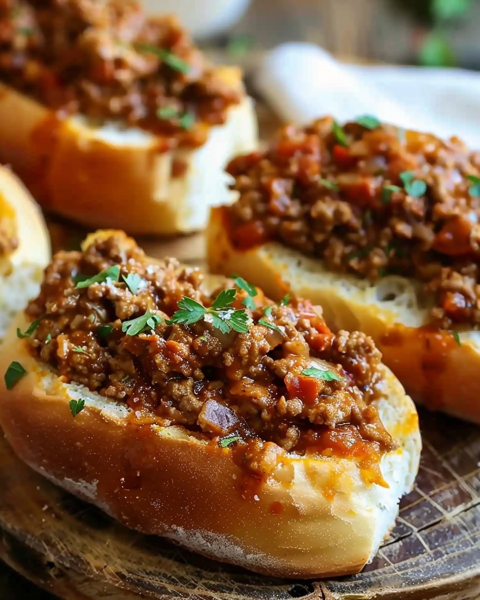 French Bread Sloppy Joes