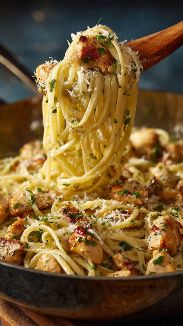 Garlic Butter Chicken Pasta