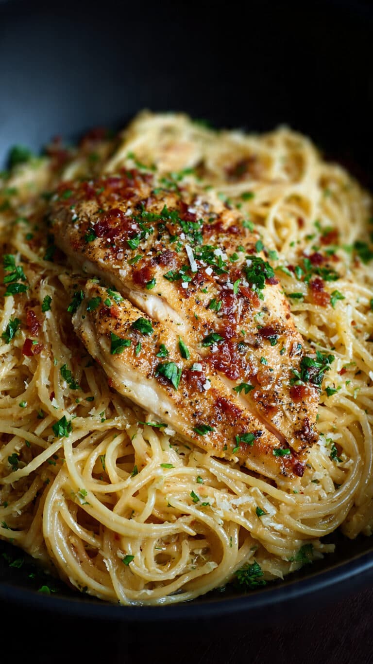Garlic Butter Chicken Pasta