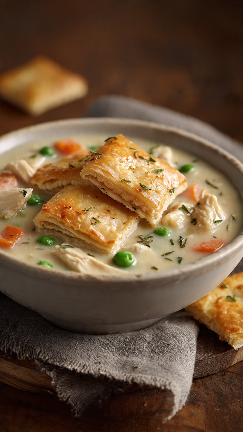Healthy Chicken Pot Pie Soup