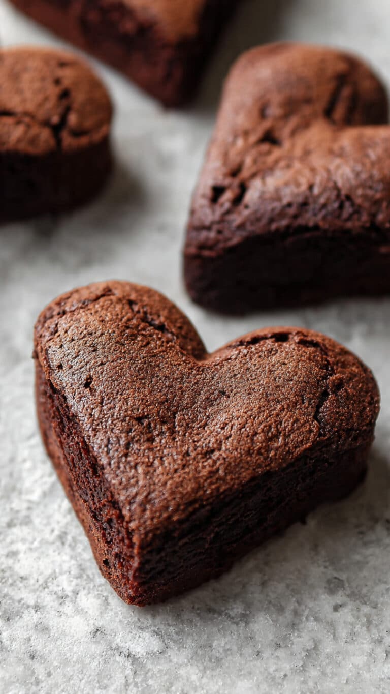 Heart Shaped Brownies