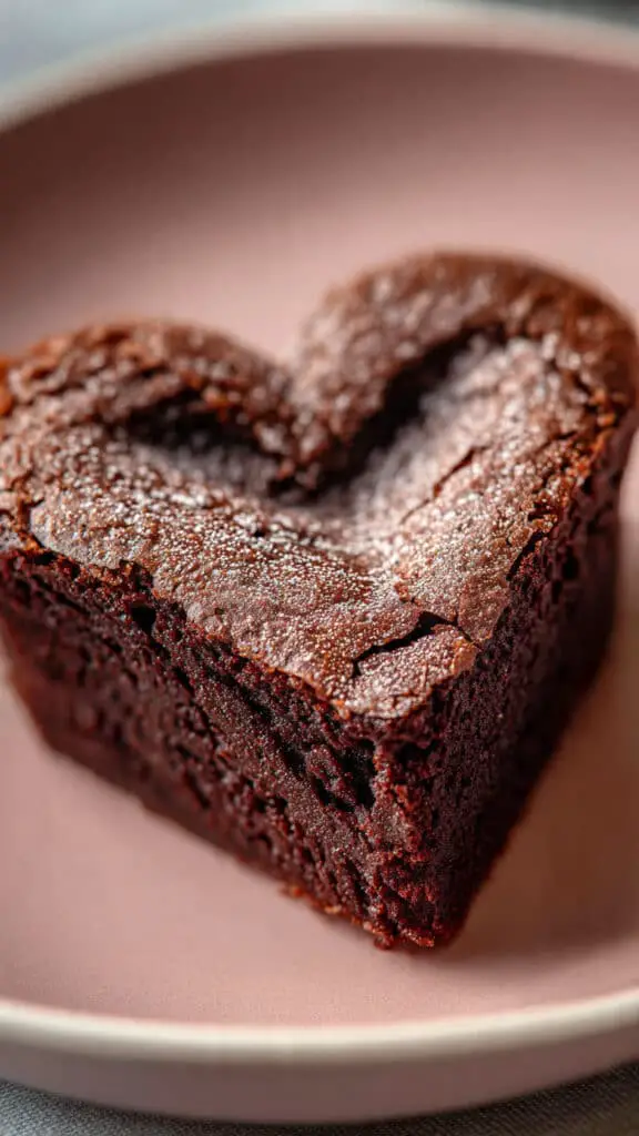 Heart Shaped Brownies