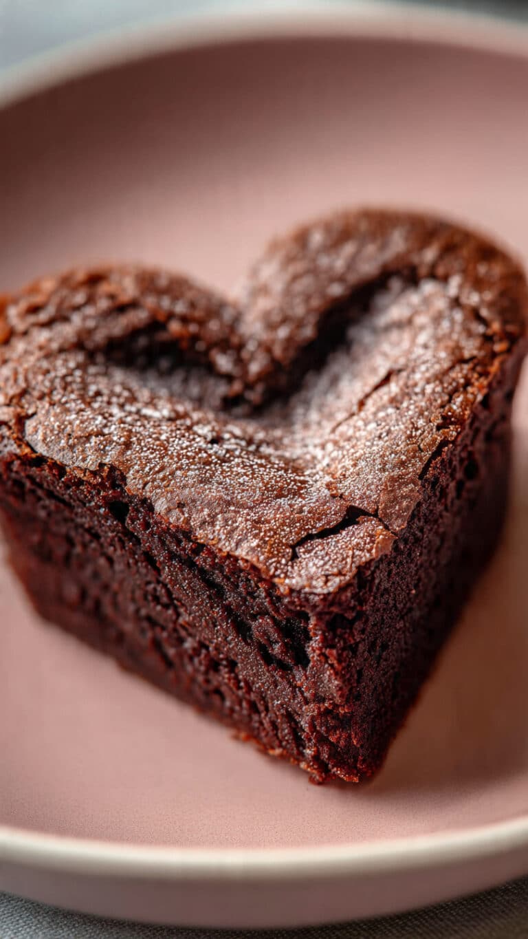 Heart Shaped Brownies