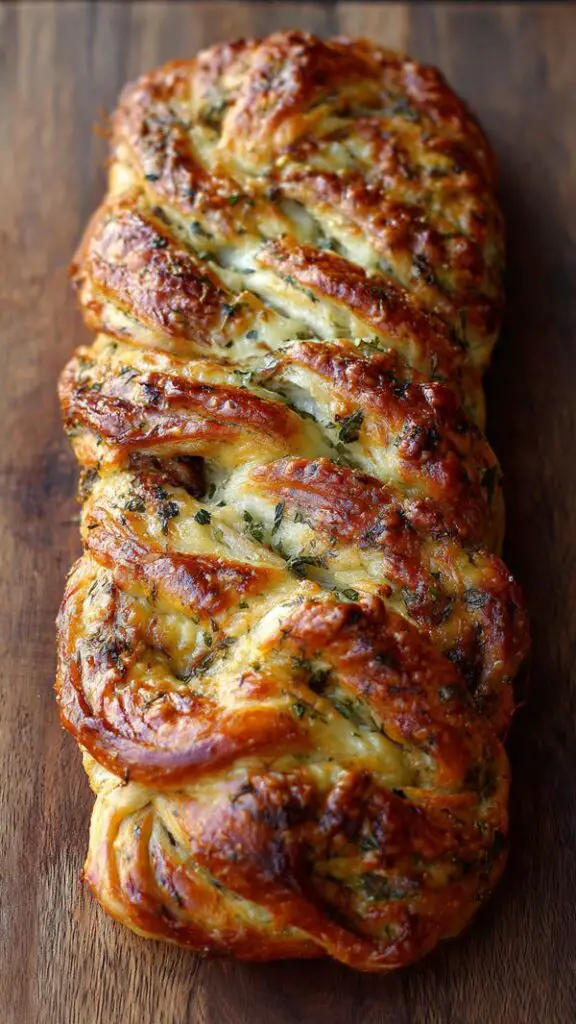 Herbed Mushroom & Gruyère Pastry Plait