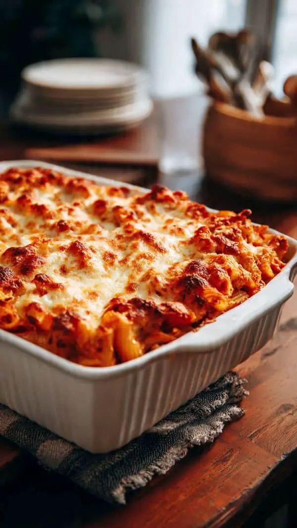 High Protein Cottage Cheese Baked Ziti