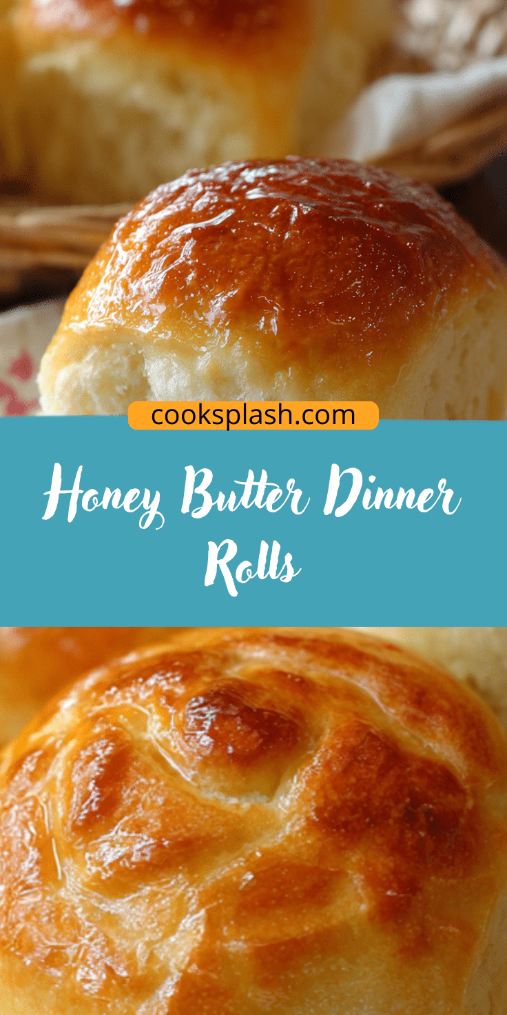 Honey Butter Dinner Rolls | Cook Splash