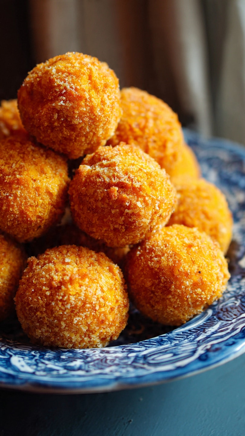 Pumpkin Arancini With Parmesan Crust