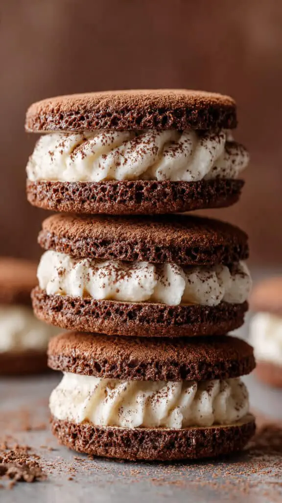 Irresistible Tiramisu Sandwich Cookies