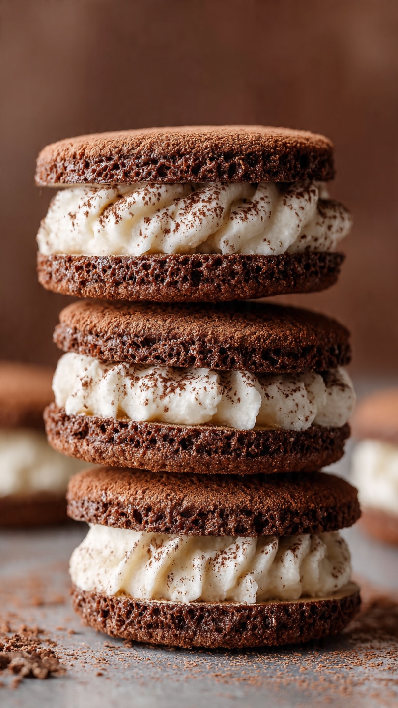 Irresistible Tiramisu Sandwich Cookies