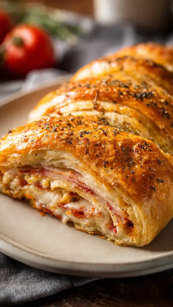 Italian Crescent Roll Sandwich Bake
