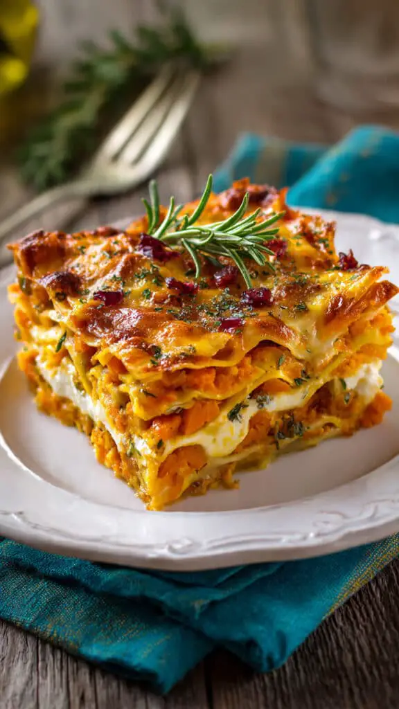Layered Sweet Potato Lasagna