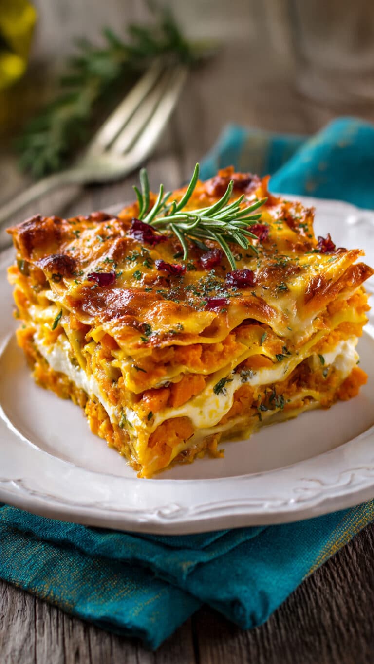 Layered Sweet Potato Lasagna
