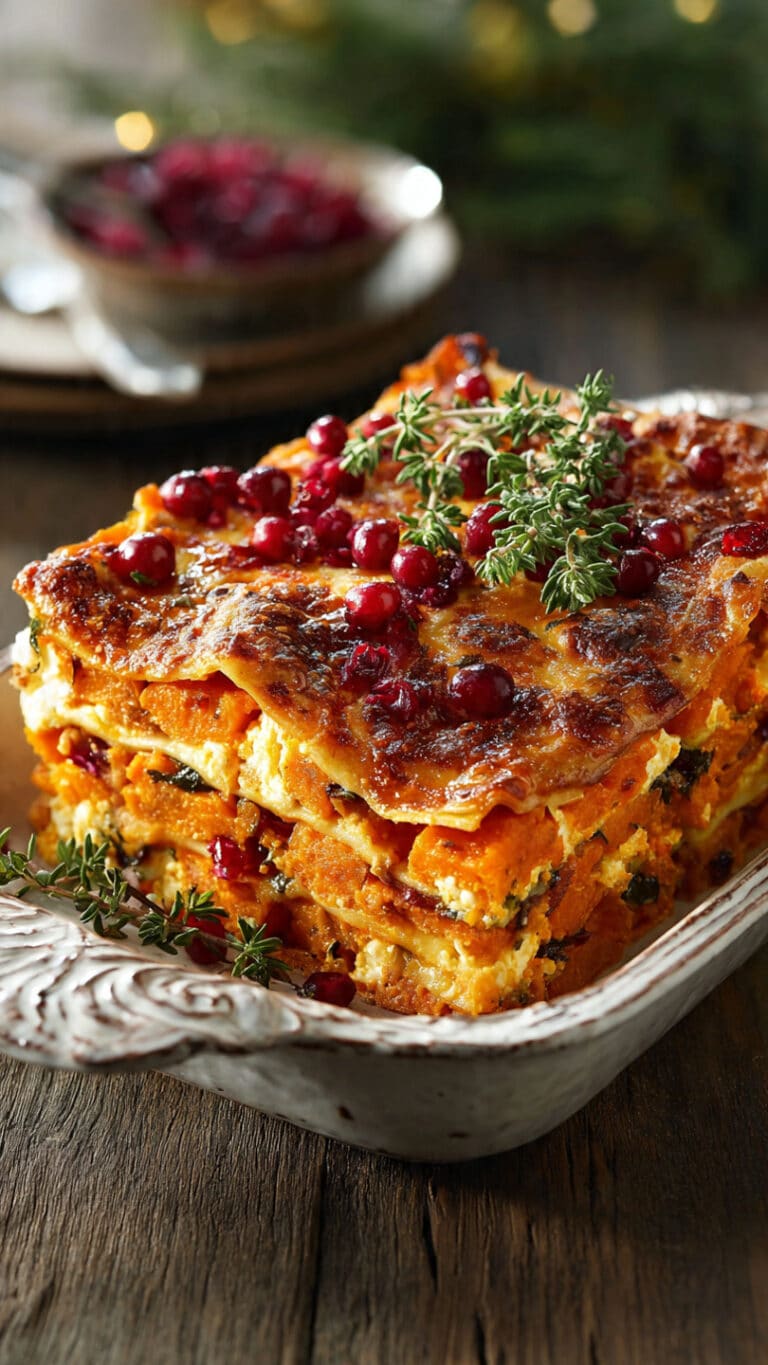 Layered Sweet Potato Lasagna