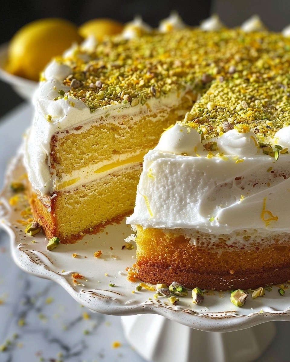 Lemon Pistachio Cake