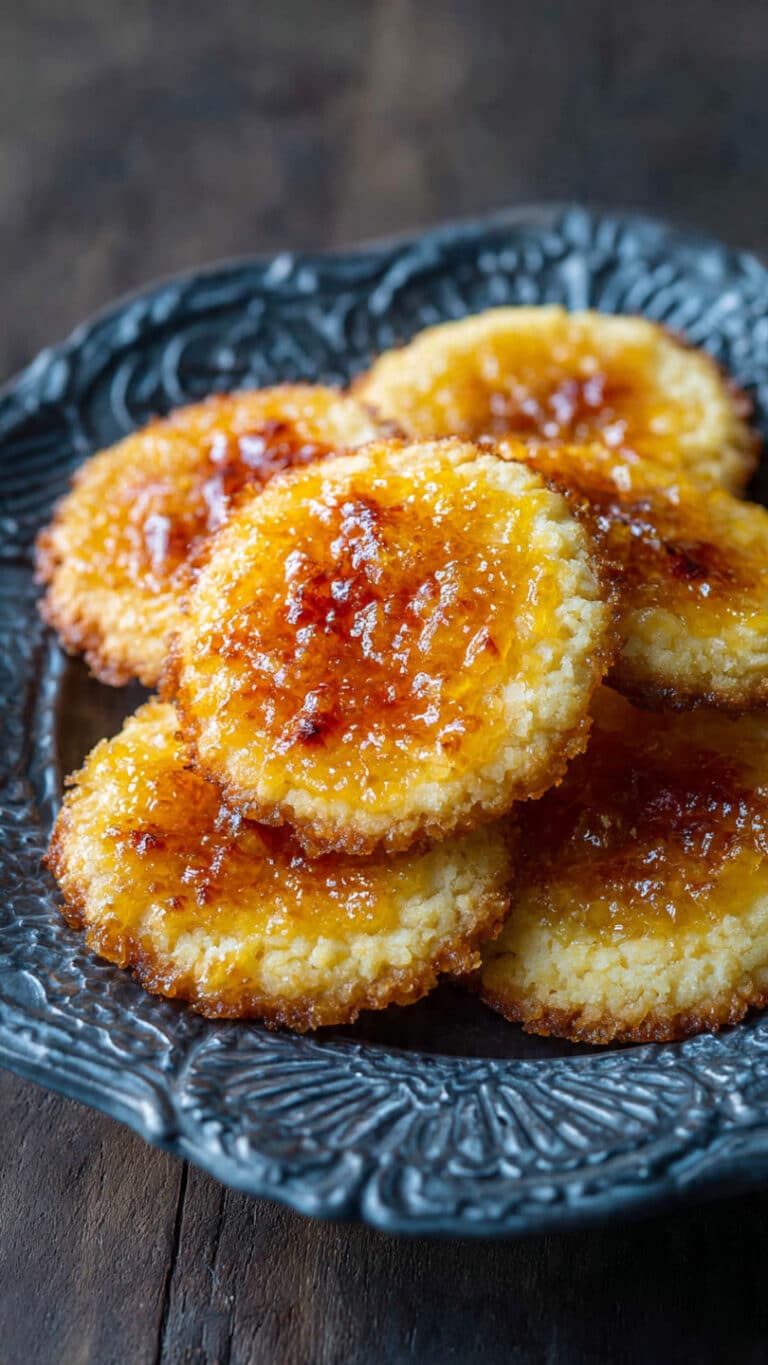 Luscious Lemon Curd Crème Brûlée Cookies
