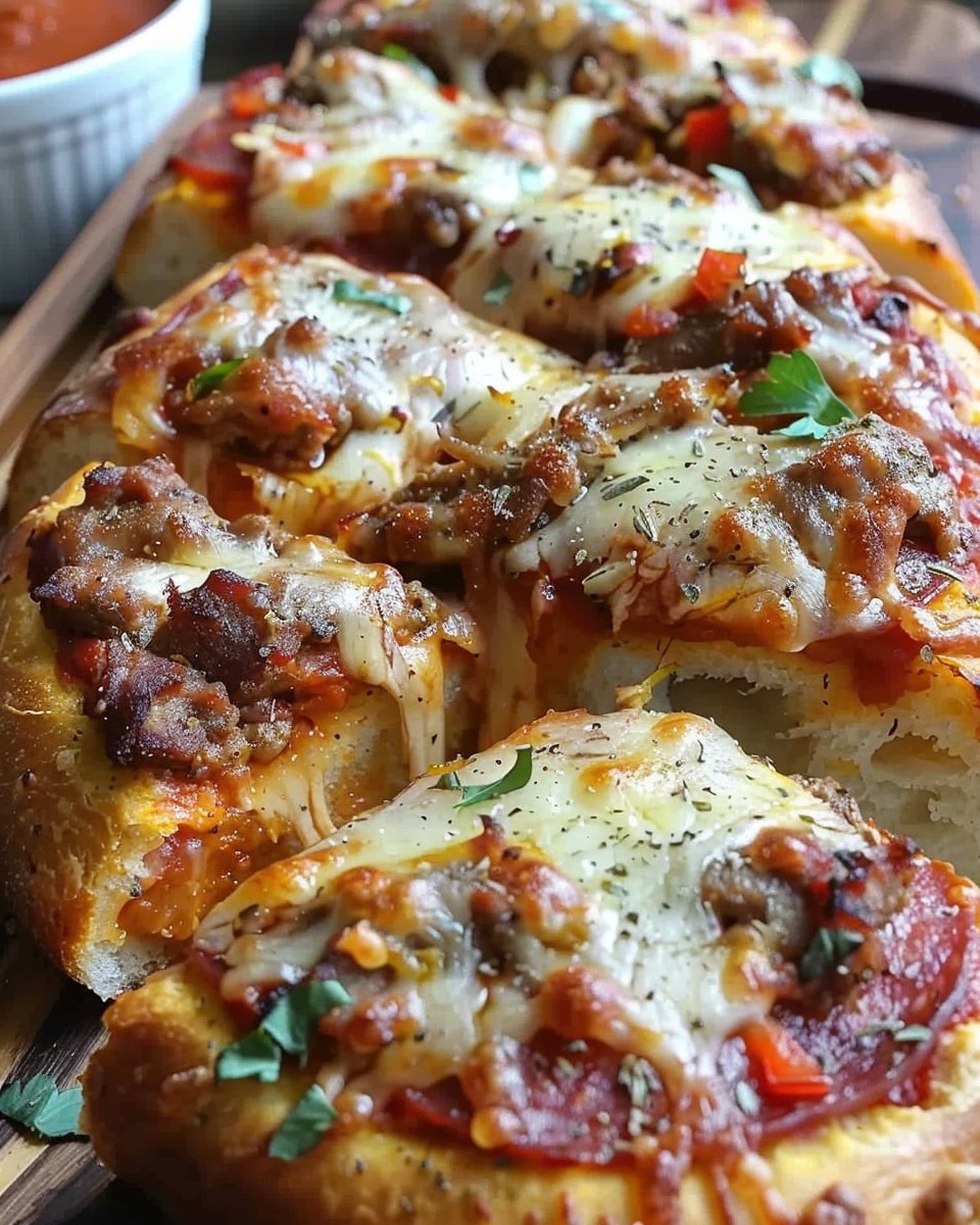 Meat Lovers Pizza Bread