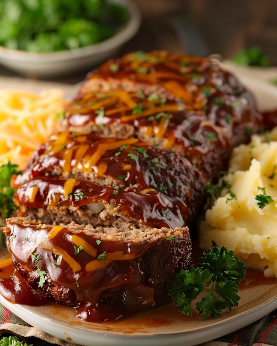 Meatloaf With Mashed Potatoes And Cheese Recipe